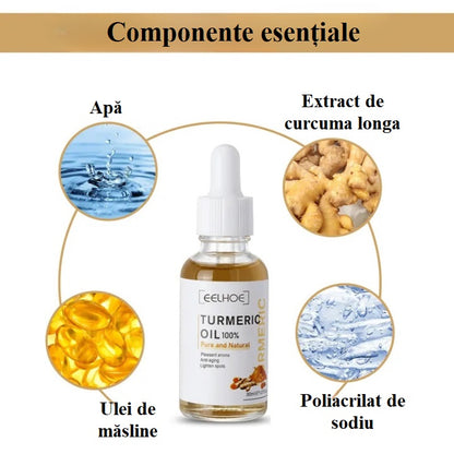 1+1 GRATIS Ser 100% Natural pe bază de Turmeric Anti-rid Anti-îmbătrânire