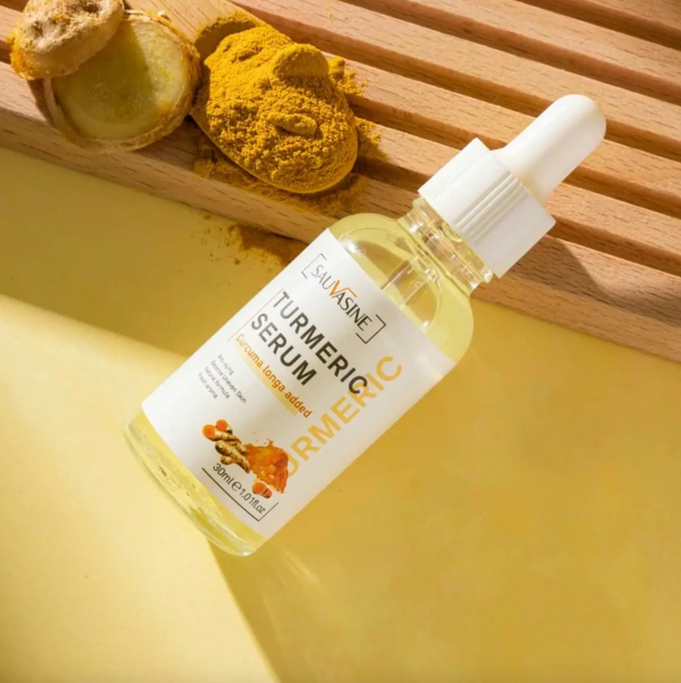 1+1 GRATIS Ser 100% Natural pe bază de Turmeric Anti-rid Anti-îmbătrânire