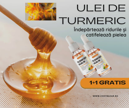 1+1 GRATIS Ser 100% Natural pe bază de Turmeric Anti-rid Anti-îmbătrânire